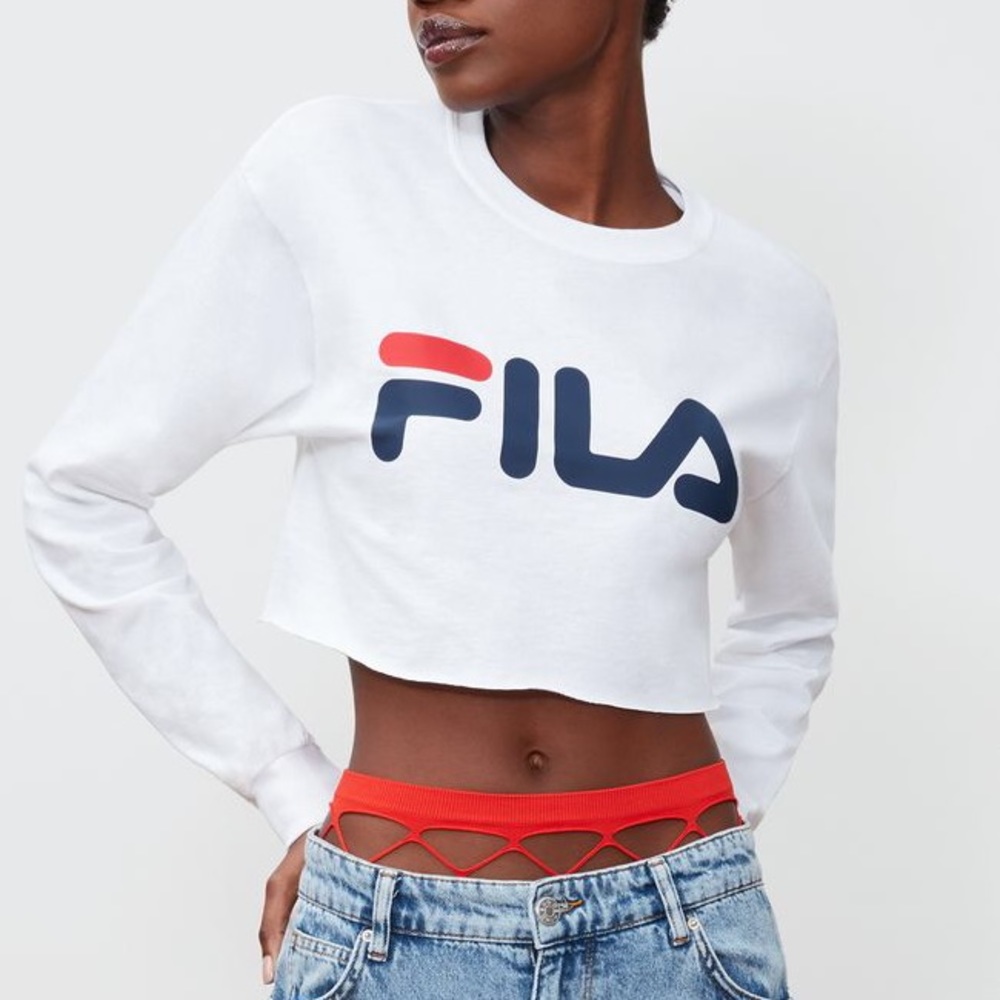 FILA Collette Long Sleeve Crop tee